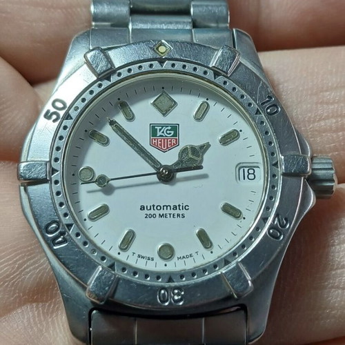 TAG Heuer 2000 Series Automatic watch, white and silver
