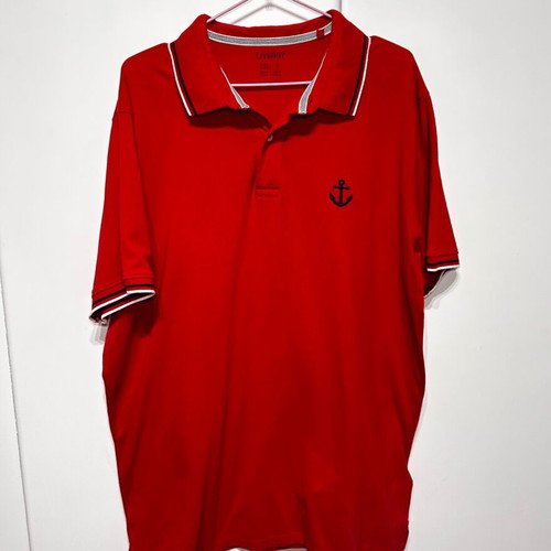Polo men's short-sleeve shirt red size XL like new