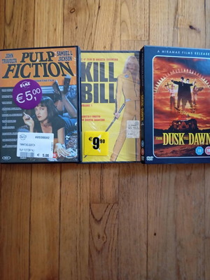 Quentin Tarantino authentic DVD set like new
