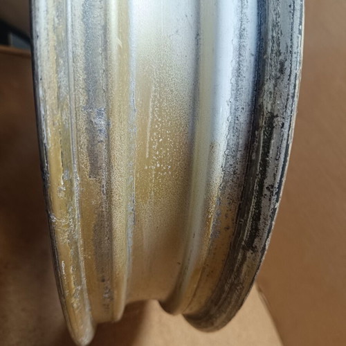 TZR 125 1987 rear alloy wheel with drum brake hub