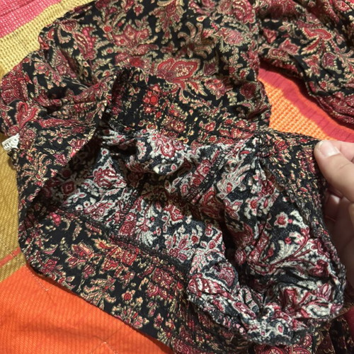 Salvari pants like new, black and burgundy, one size