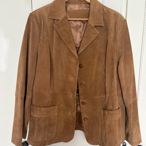 Canda suede jacket size XL like new, brown
