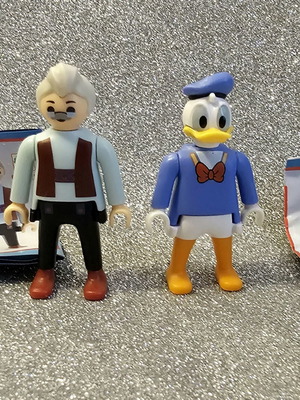 Playmobil Disney φιγούρες του Τζεπέτο και του Ντόναλντ Ντακ, σετ 2