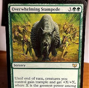 Overwhelming Stampede. Commander 2015. Magic the Gathering