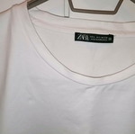Zara short-sleeve all white shirt like new, size L