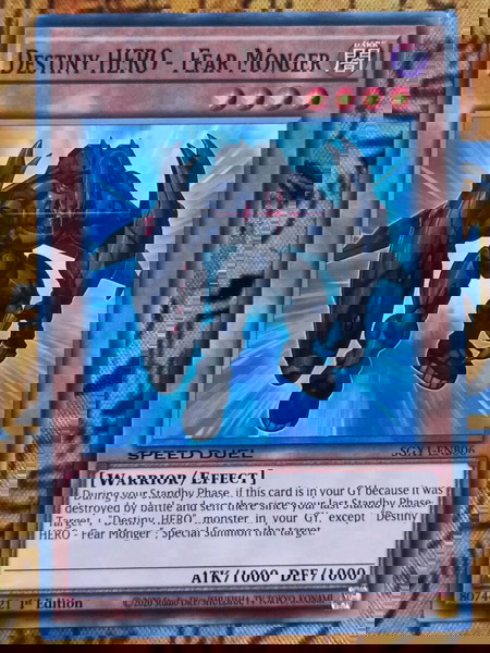 Destiny Hero Fear Monger (Yugioh)