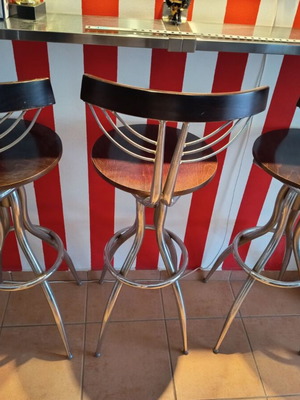 Bar stools, set of 3