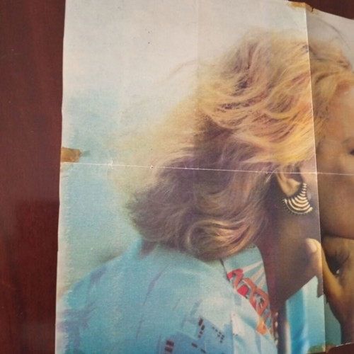 Aliki Vougiouklaki poster used, cut from Afisorama magazine 80s
