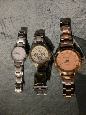 Σετ 8 ρολόγια χειρός μεταχειρισμένα Quartz Timex Peril Q&Q