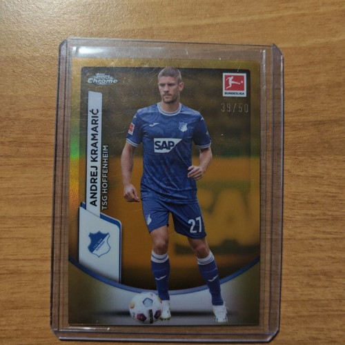 Topps Chrome Bundesliga Andrej Kramarić Gold Refractor 39/50