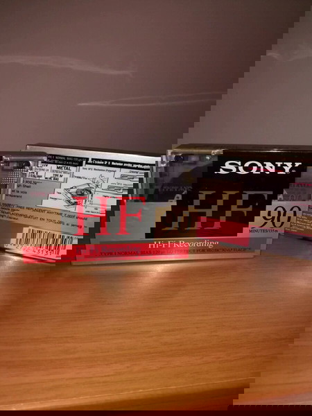 2 σφραγισμενες κασετες SONY HF 90,Type I