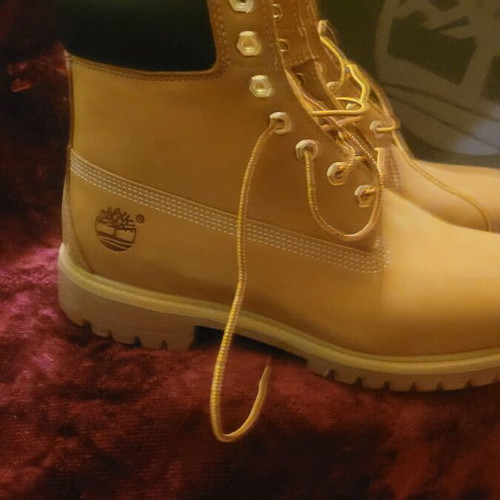 Timberland leather boots size 45 new, brown yellow