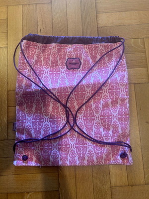 Santoro Gorjuss drawstring backpack like new, pink