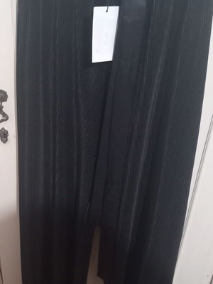 Pleated women's pants Large size new, black Anel
