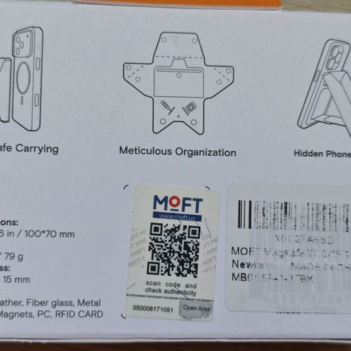 MOFT MagSafe Wallet for 8 Cards with RFID Blocking and Magnetic Stand