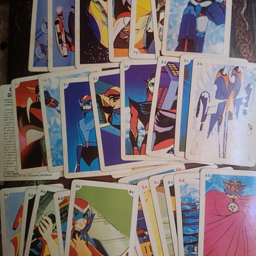 Goldrake Card Game used, 36 cards, Dal Negro 1978