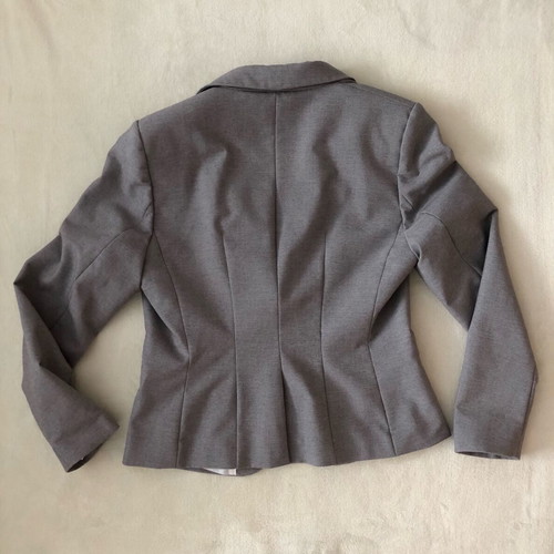H&M women's blazer gray like new, size L