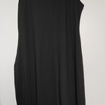 Black maxi dress 4XL, elastic with pockets