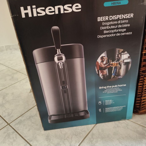 Hisense HBD5A beer dispenser new in box