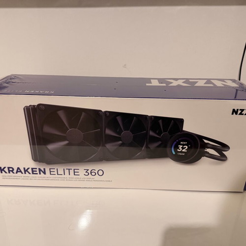 NZXT Kraken Elite 360 liquid cooler new, sealed