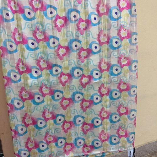 Nadia Rapti scarf like new, multicolored, size 134x95cm