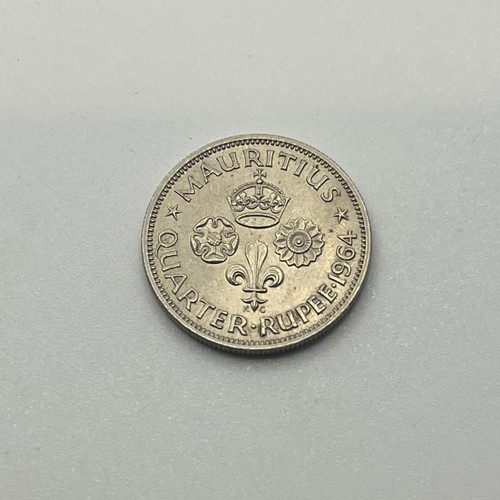 Mauritius Coin 1/4 Rupee 1964 used