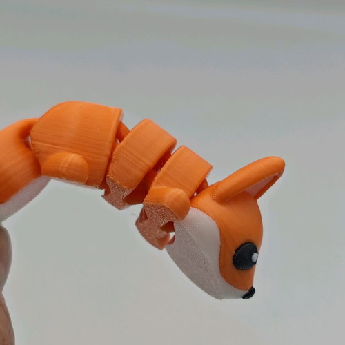 Animal keychains new, set of 6 3D articulated