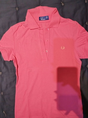 Fred Perry polo women's shirt like new, pink, size S