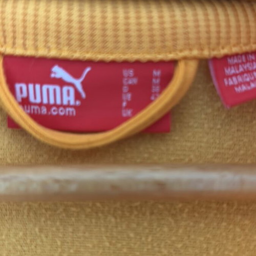 Puma jacket used, yellow, size M