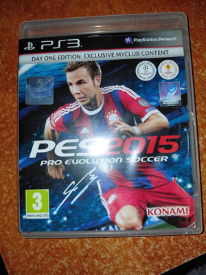 Pes 2015 PS3 game used, without manual