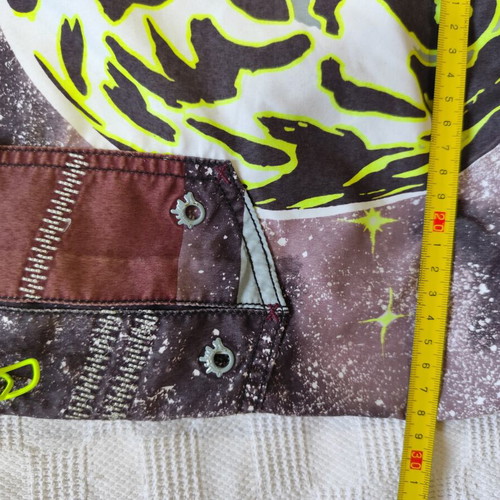 Quiksilver swim shorts used, size 30, multicolor