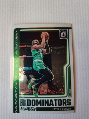 Jaylen Brown Insert Card 2023-24 Panini-Donruss Optic Basketball new