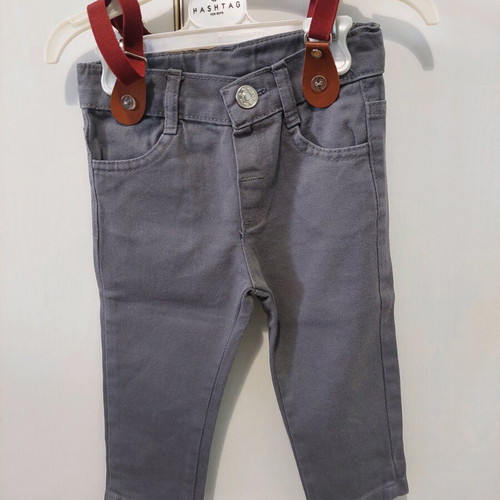 Hashtag baby set 12 months new, shirt and pants with suspenders