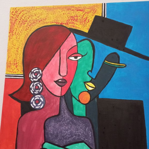 Painting new, authentic, signed 30x40cm