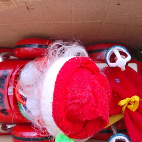 Santa Claus old style cartoon toy 1984 used