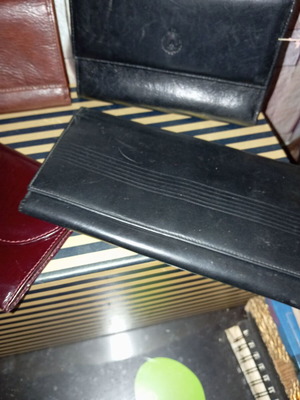 Leather wallet set new, pack