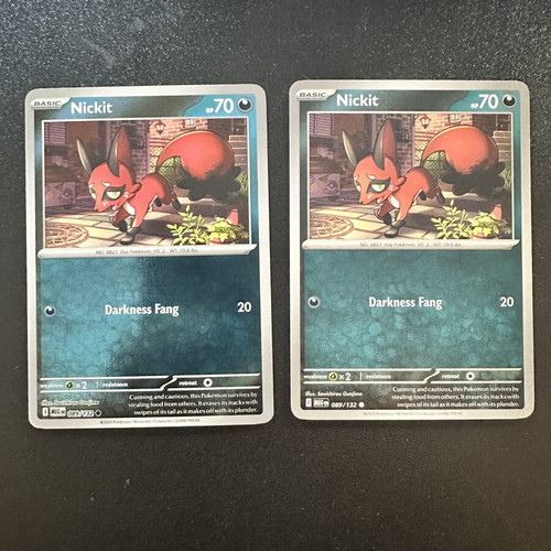 Nickit 089/132 Mega Evolution Pokemon card