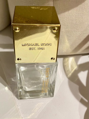 Michael Kors Glam Jasmine cologne bottle used 30ml