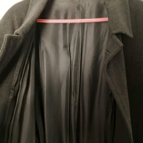 Dielle men's long coat XL used, black, vintage