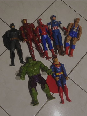 Hasbro & Mattel figures 30cm like new, set of 13