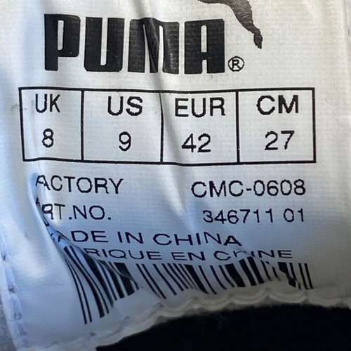 Puma sneakers size 42 used, silver
