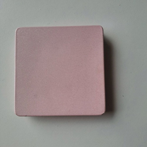 Pocket mirror with girl design used, pink