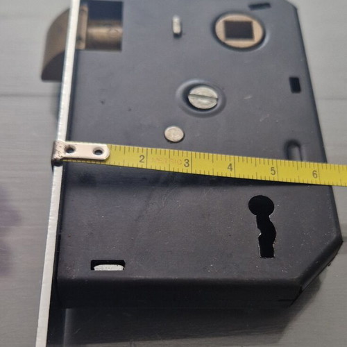 Elzett 45mm mortise lock complete new with handles