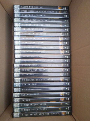 War movies DVD in excellent condition, set of 24