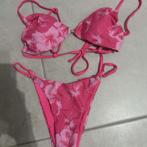 Pink bikini swimsuit like new, size S
