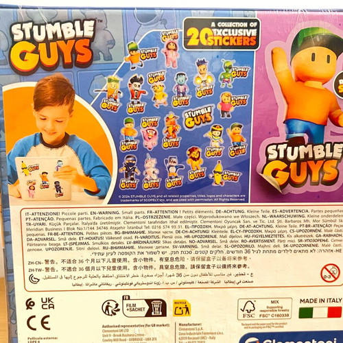 Clementoni Supercolor Stumble Guys Puzzle 180 Pieces New