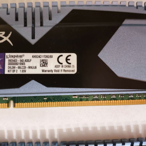 DDR3 HyperX Predator 8GB (2x4GB) 2400 MHz like new