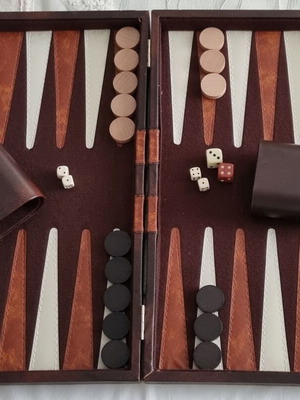 BACKBOARD IN A LEATHER CASE