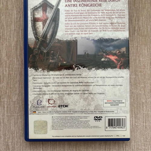 Knights of the Temple II PlayStation 2 PAL used complete