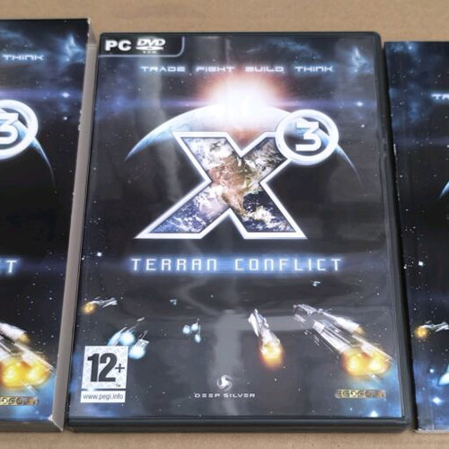 X3 Terran Conflict PC DVD-ROM like new, Deep Silver